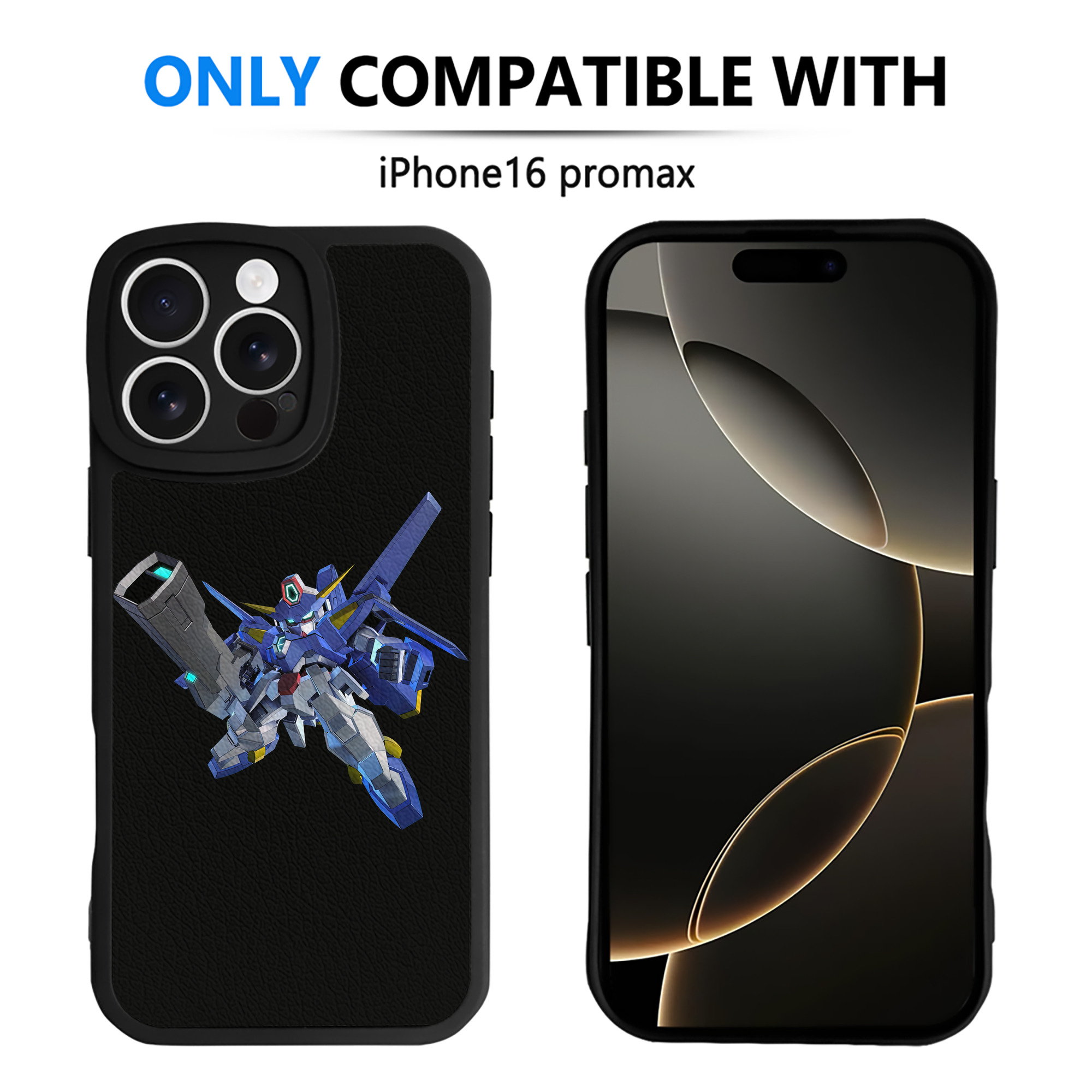 （画像用） 機動戦士ガンダム Mobile Suit Gundam 【iPhone 16シリーズ対応】シリコンスマホケース（レザー調） 材質：シリコン